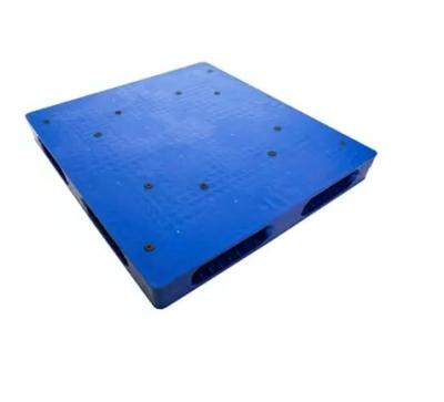 China 1300*1100*150mm Double Sides Heavy Duty Double Sided Plastic Pallet With Reinforced Steel Tubes For Warehouse for sale