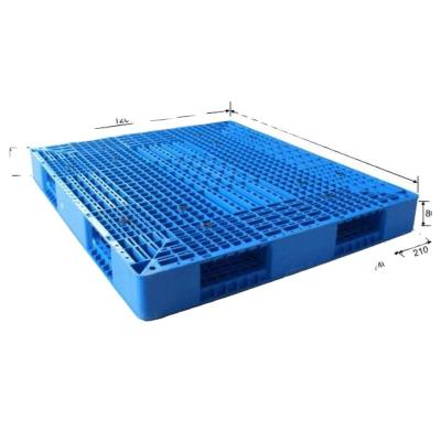 China Cheap Double Faced 1400*1200mm Large Warehouse Storage Grid Heavy Duty HDPE Surface Plastic Pallet For Sale for sale