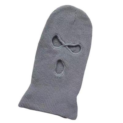 China Wholesale Custom Balaclava Logo Full Face Cover 3 Hole Bandit Bandit Knitted Balaclava Women Balaclava balaclava COMMON for sale