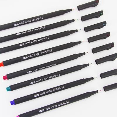 China Journal Drawing Planner Colored Pens Fine Point Markers Fine Tip Drawing Pens Porous Fineliner Pen for sale