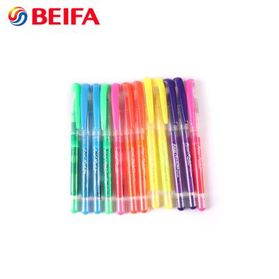 China Promotional Markers & Highlighters new trend matched colors straight liquid highlighter pen set pen set for sale