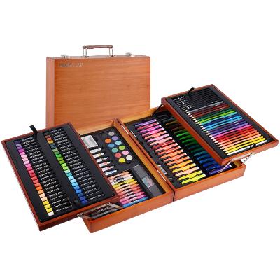 China DIY Box 197 Mega Piece-Deluxe Wooden Set Educational Coloring, Painting and Drawing Set which contains all extra supplies for sale