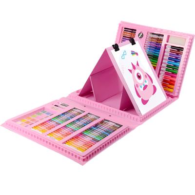 China DIY Educational Coloring 176 Pieces of Double Easel Triple Sided Art Set, Drawing Art Box for sale