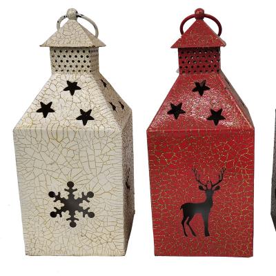 China 2023 Chirstmas Decor Metal Christmas Lanterns For Christmas Decoration for sale