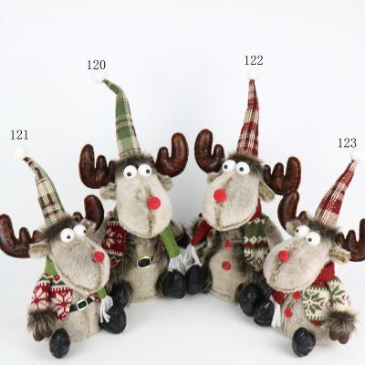 China Wholesale Indoor Home Decor Christmas Ornaments Plush Cloth Sound Doll for sale