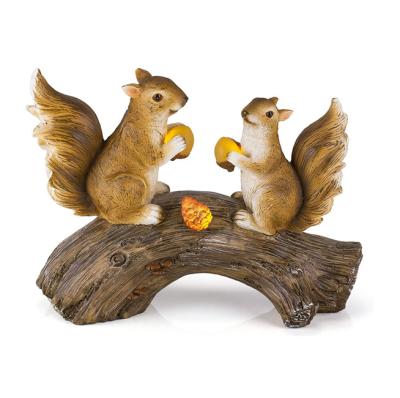 China China Waterproof Resin Squirrel Garden Light LED Landscape Animal Pathway Light for sale