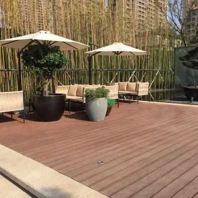 China Anti-water stair board carbon deck waterproof wooden outdoor garden bamboo flooring for sale