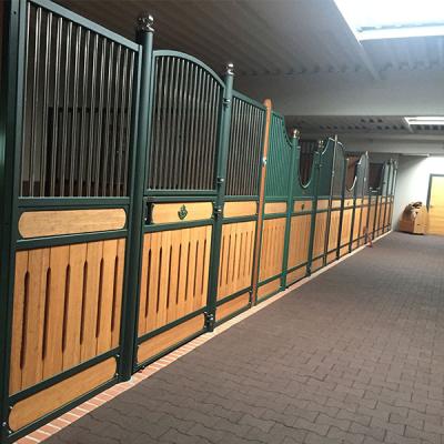 China Anti-water European Equine Elegant Horse Tall Stables With Doors for sale