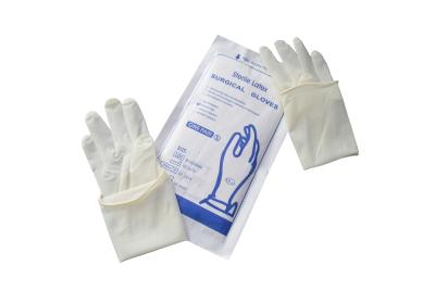 China Poeder EO van rubberlatex het Chirurgische Handschoenen/Gammasterilisatie voor Bescherming Te koop