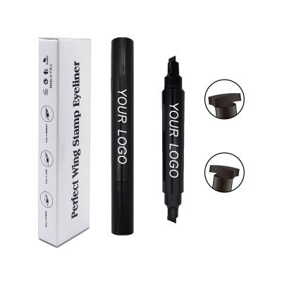 China OEM 2022 Waterproof New Arrivals Pen Eyeliner Stamp Tool Private Label Black Liquid Eyeliner Stamp for sale