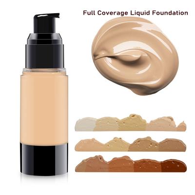 China Moisturizer No Logo Fashion Makeup Liquid Foundation Cover All Face HD Vegan Full Coverage Matte Foundation For Hot Weather Waterproof for sale