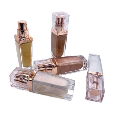 China Beautify Makeup Wholesale Private Label Bronzer Cream Oil Shimmer Body Vegan Face Makeup Cosmetics Liquid Highlight Bar for sale