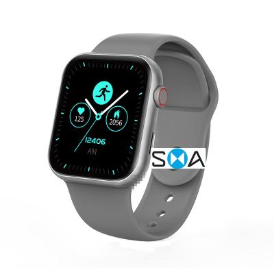 China F-3 Pro Touch Screen SMA BT Calls Smart Watch IP68 Waterproof Heart Rate Bracelet Smartwatch For Women Men for sale