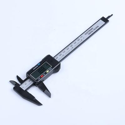 China Carbon Fiber 4Inch 100mm Digital Plastic Single Vernier Calipers for sale