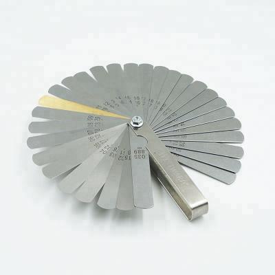 China Inch 32 Leaf Spring Steel Metric Feeler Gauge for sale