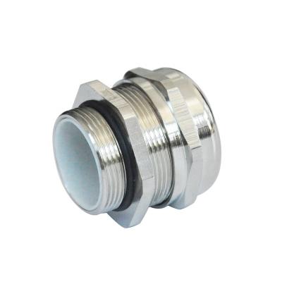 China NPT Wire Brass Metal Taper IP68 Waterproof Brass Cable Gland Nickel Plated Gland for sale