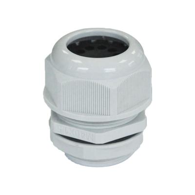 China Nine Hole Nylon Cable Connector IP68 Waterproof Plastic Multi Hole Cable Gland M40 Size for sale