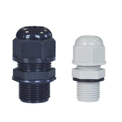 China Metric Nylon Long Wire Nylon Cable Gland And PG Long Wire Waterproof Cable Connector for sale