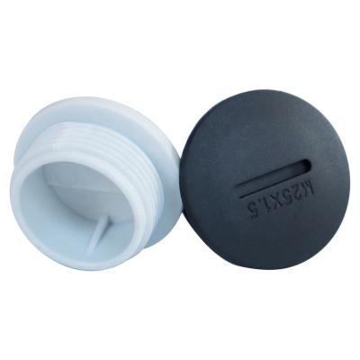 China Nylon Round IP68 Waterproof And Dustproof Nylon Socket Threaded Panel Hole Electrical Outlet for sale