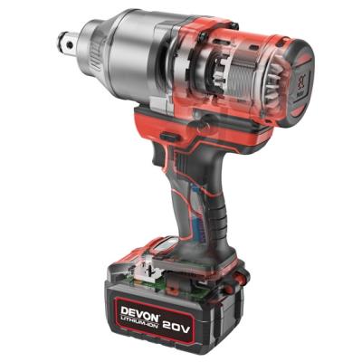 China DEVON Power Tool Brands 20v 19.05mm Cordless Lithium-ion Electric Impact Wrench for sale