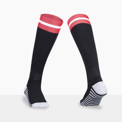 China Sporty Men Sport Baseball Football Soccer Long Club Socks Over Knee High Soccer Socks Compression Sports for sale