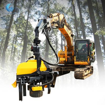 China Cutting Forestry Wood Log Forestry Machinery Large Tree Cutting Machine Grapple Cutter Tree Harvester Logging Heads for sale