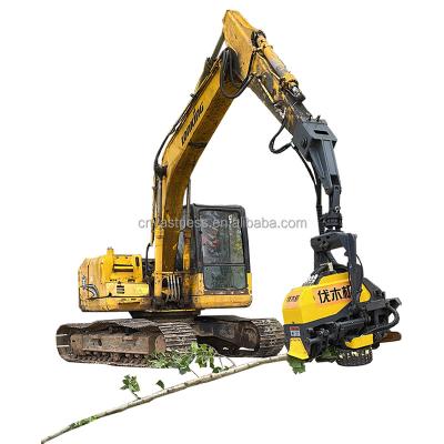 China Log Harvester Log Harvester Automatic Head Hydraulic Log Machine Tree Cutter Cutting Machine On Sale for sale