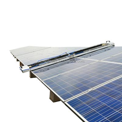 China Water Spray/Scrub/Dry Water Wipe/Snow Scrape/Water Automatic Cleaning Robot Solar Panel Equipped For Industrial Use Solar PV System for sale