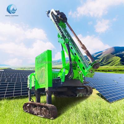 China Construction worksÂ   Photovoltaic Solar Panel Post Crawler Hydraulic Ram Hammer System Vibratory Ram Machine for sale