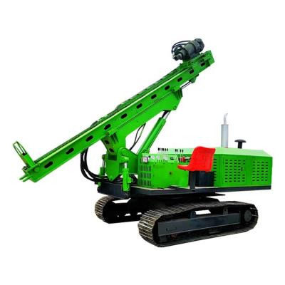 China Construction worksÂ   Photovoltaic Pile Driver Solar Pile Drill Rig Mine Drilling Rig Vibrating Ram for sale