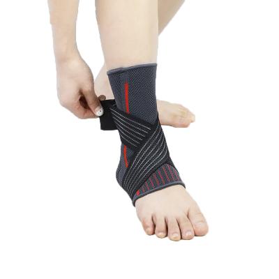 China Keep Stable Ankle Sport New Breathable High Quality Nylon Compression Ankle Sleeve Adjustable Elastic Straps Ankle Support Brace for sale