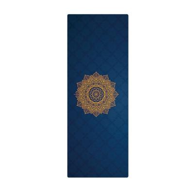 China Custom Fitness Mat For Adults Home Yoga Yoga Mat Custom Eco Friendly Anti Slip Fitness Exercise Waterproof Rubber Band Kids Safe for sale