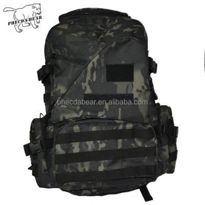 China PHECDA BEAR 900d Waterproof Oxford Molle System Black Camouflage 45l Durable Outdoor Tactical 15 Inch Laptop Backpack for sale