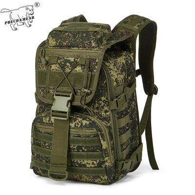 China PHECDA BEAR 900D Water Resistant Oxford Russia EMR Camouflage 35L Molle System Waterproof 14 Inch Laptop Tactical Backpack for sale