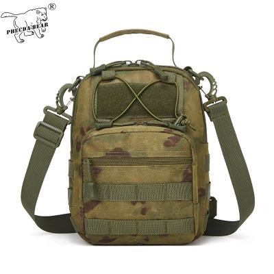 China Water Proof PHECDA BACK 5L 900D Waterproof EDC Men Chest Bag Outdoor Fishing Cycling Tactical Chest Bag Camouflage Should Bag Cross - Body for sale