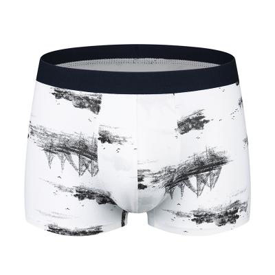 China OEM ODM Antibacterial Custom Boxer Shorts Briefs Breathable Mens Boxers Solid Underwear Men for sale