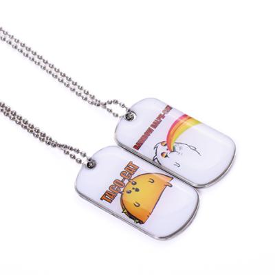 China Fashion / Jewelry Logo Necklace Hang Tag For Aluminum Man Thin Quality Guaranteed Link Chain for sale