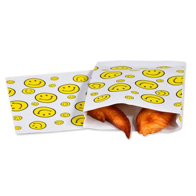 China KW045 Wholesale Materials Wholesale Fast Food Disposable Disposable Chicken Recycled Paper Packaging Bags Roast for sale