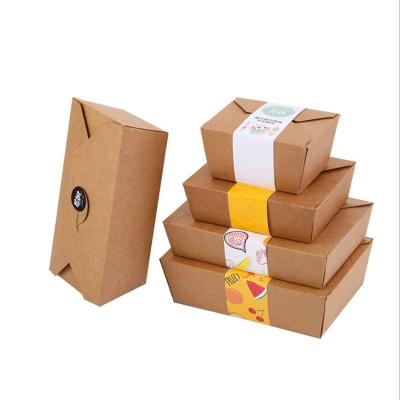 China Disposable Container Recyclable High Quality Disposable Paper Box Fast Food Bowl for sale