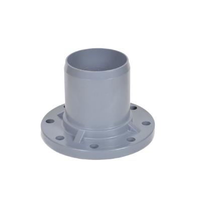 China New 100% UPVC Pipe Fittings Spigot Flange Material Plastic PVC-U PVC Stub End For Water for sale