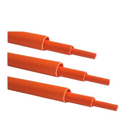 China Construction Industry Waterproof Flexible PVC Plastic Electrical Conduit Pipes Sheathing Pipe for sale