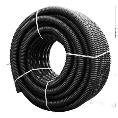 China PVC/HDPE/PP/Customized Perforated HDPE Single Wall Corrugated Pipes OD50mm for sale