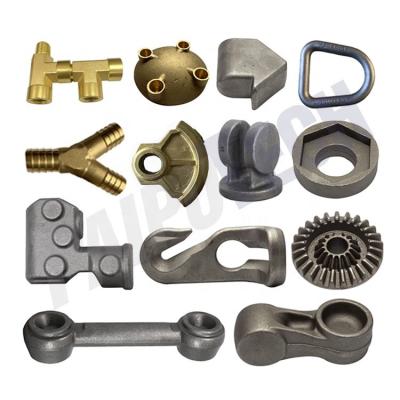 China Custom Foundry Copper Machinery Parts Precision Casting Hot Forging Maker , Brass Forging Die Parts for sale