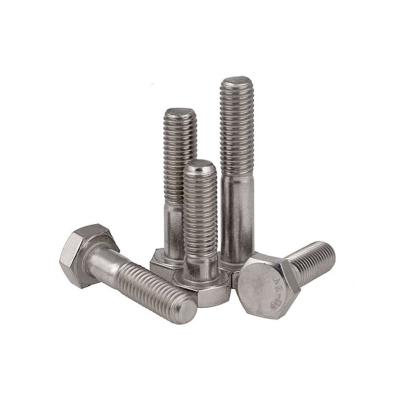 China Custom cold forging DIN 933 stainless steel screws/DIN 933 hexagon head steel screws for sale