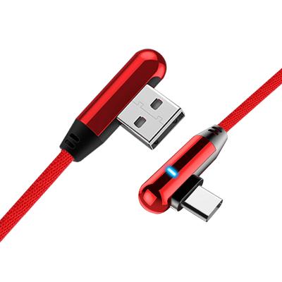 China 5V 2.4A PUJIMAX USB Type-C Fast Charging 90 Degree USB C Cable USB-C Data Cord USB-C Charger for Samsung Xiaomi Mobile Phone Cables for sale