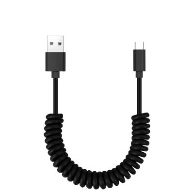 China 5V 2A PUJIMAX Creative Type C Spring Cable Mobile Phone Data Synchronization And Charging Cable For Samsung for sale