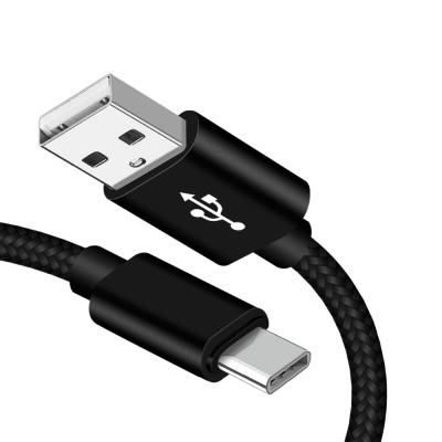 China 5V 2A Nylon Type C Cable Braided Original USB Cable Mini In Mobile Phone Data Cables for sale