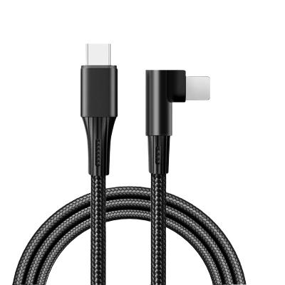 中国 PUJIMAX Mobile Phone Usb Type C 90 Degree To 8 Pin Cable Fast Charging 1M 2M 販売のため