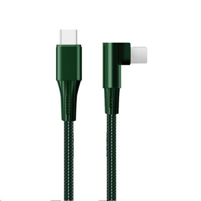 China Type C Charger Game Mobile Phone PUJIMAX PD 20W Elbow Data Cable Usb 90 Degree 8 Pin Data Cable 3A USB Cable for sale