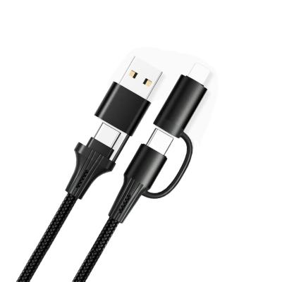 Китай PUJIMAX PD60W Mobile Phone 4 in 1 USB Type-C iPad Fast Charging 3.0 USB-C Fast Charging Cord / 8 Pin Data Cable For Samsung to Pro продается